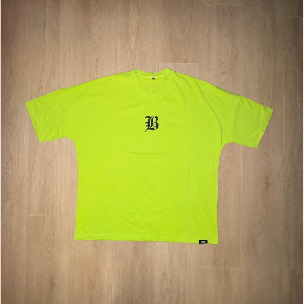 Bare Industry Neon‎ Lime Green Logo Tee